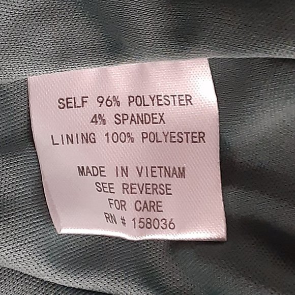 NWT BIRDY GREY HANNAH EMPIRE SEA GLASS GREEN CREPE BRIDESMAID DRESS SIZE XL - Picture 6 of 6